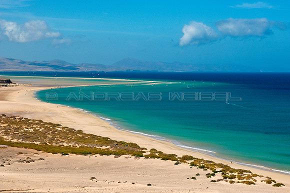 Playas de Sotavento en el Risco del Paso - Jandía, Fuerteventura