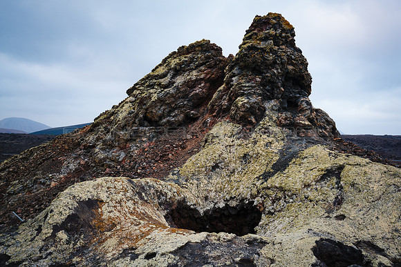 Hornito en el Volcán de Las Nueces, Lanzarote.