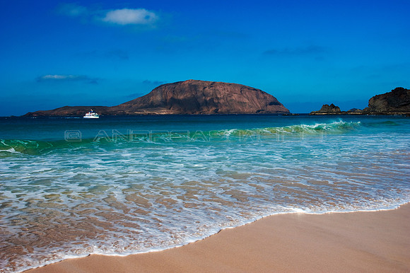 Visita en la Playa de La Concha - La Graciosa