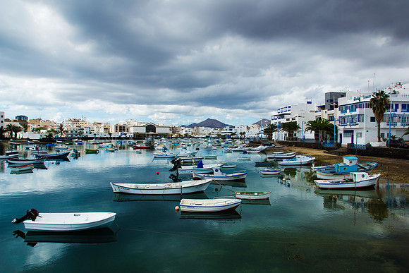 Nubes sobre el charco de San Ginés - Arrecife, Lanzarote