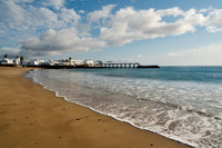 Playa con pueblo - La Garrita, Arrieta, Haria.
