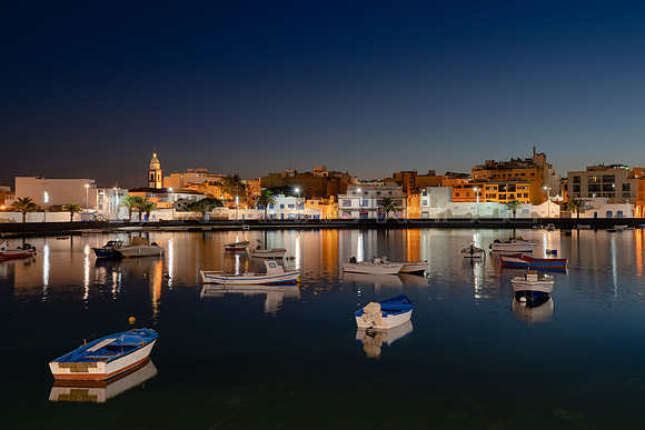 Cae la noche - Charco de San Ginés, Arrecife.