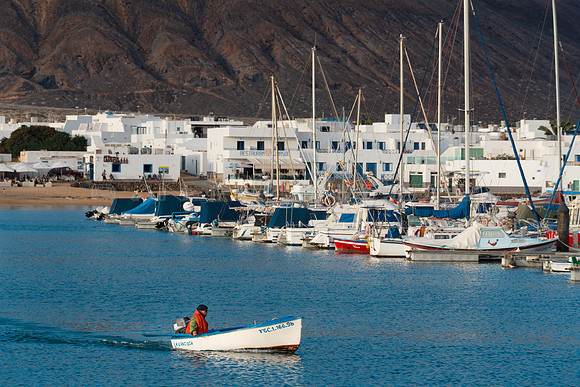 ¡A pescar! - Puerto de Caleta de Sebo, La Graciosa.