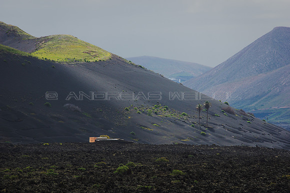 Ladera del volcán Chupadero - La Geria, Lanzarote.