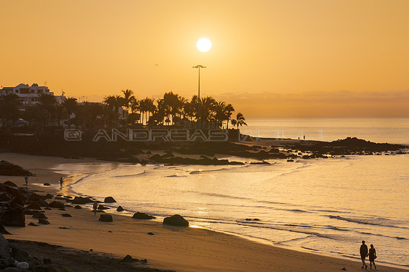 Amaneciendo con Calima - Playa Grande, Puerto del Carmen.