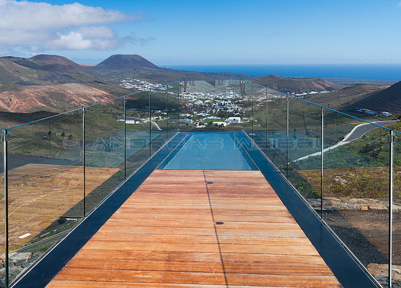 Plataforma al pueblo - Mirador de Haria.