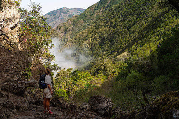 Llega la nube - Camino La Dehesa a Sabinosa, El Hierro.