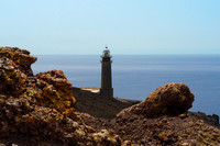 El Faro de la Orchilla, visto desde un hornito - El Pinar, El Hi