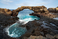Arco al atardecer en el Charco Manso - El Hierro.