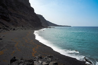 Playa del Verodal un día de Calima - El Hierro.