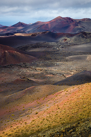 Vista a las Montañas de Fuego - Timanfaya, Lanzarote