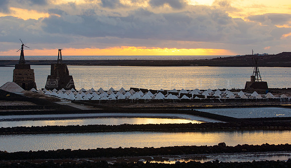 Atardecer con sal - Salinas de Janubio, Lanzarote.