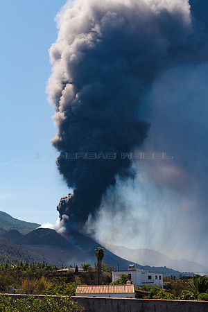 Erupción Volcán Cumbre Vieja - La Palma, Islas Canarias.