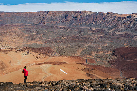 Vista a la Caldera de las Cañadas desde el Teide - Tenerife