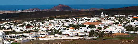 Panorámica del centro histórico de la Villa de Teguise