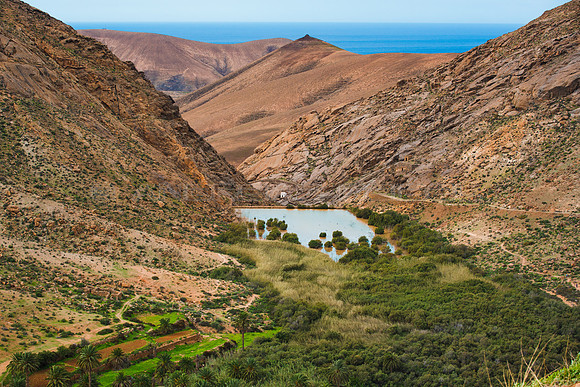 Vista al barranco del Malpaso - Vega de Río Palmas