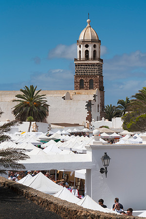 Día del mercadillo - Villa de Teguise, Lanzarote.