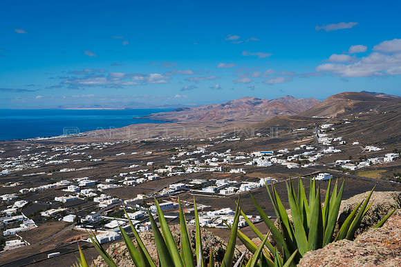 Vistas desde la cumbre - La Asomada, Tías.