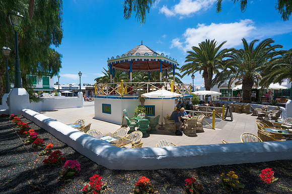 Plaza con Kiosco - Pueblo Marinero, Costa Teguise.