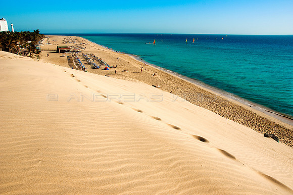 Playa y duna - Morro Jable, Fuerteventura