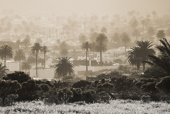 Un oasis con palmeras - Vista a Haria en el valle de las mil pal