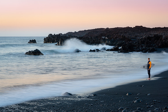 Sunset surf en Playa Bermeja - Yaiza, Lanzarote