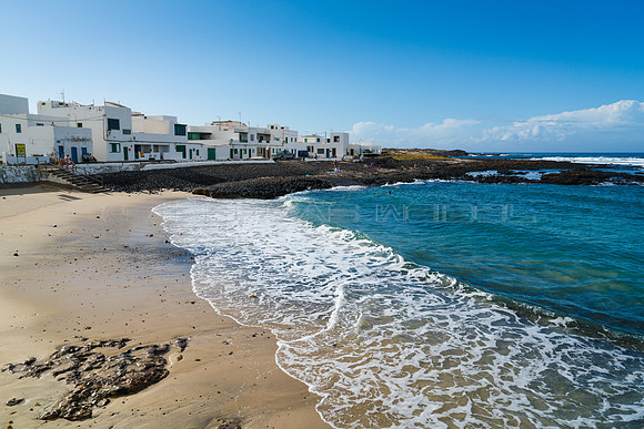 Playa en la Caleta de Caballo - Teguise.