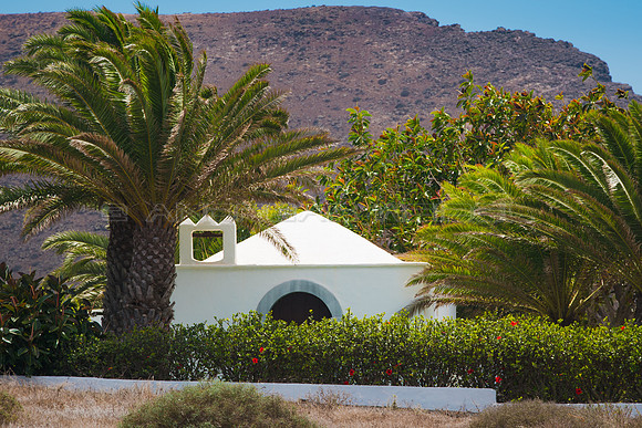 Iglesia con jardín - Guinate, Haria.