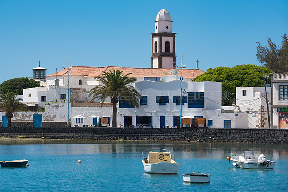 Laguna con iglesia - Charco de San Ginés, Arrecife.