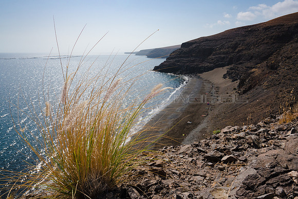 Vistas a la costa de los Ajaches - Lanzarote, Islas Canarias
