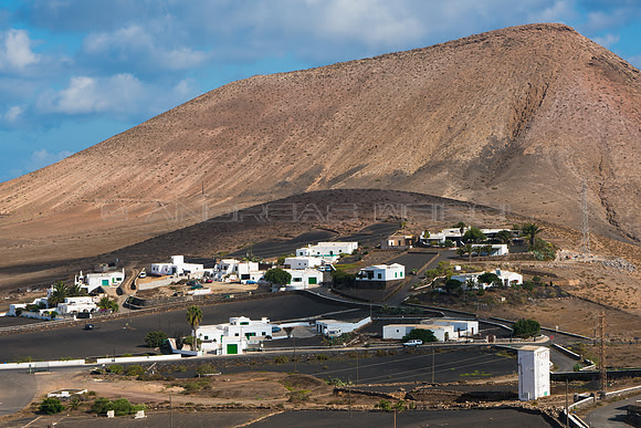 Vista a Las Casitas de Femés - Los Ajaches, Yaiza.