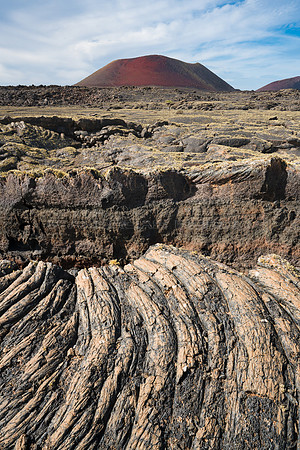Lavas ante Montaña Colorada - Masdache.