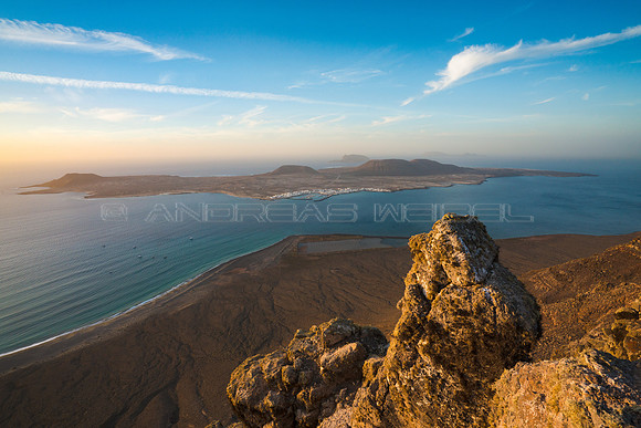 Vistas a La Graciosa - Risco de Famara, Haria.