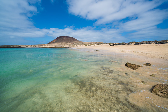 Marea baja en la Playa de La Francesa - La Graciosa.