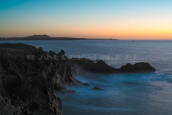 Costa de lava en Los Hervideros - Yaiza.