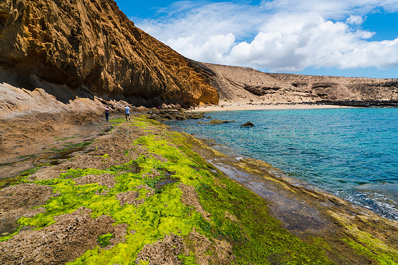 Entre mar y volcán en Montaña Amarilla - La Graciosa.