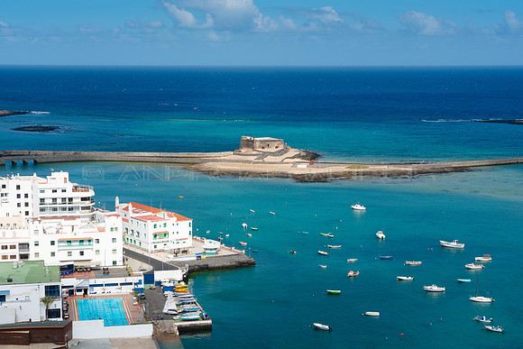 Construido sobre arrecifes - Castillo San Gabriel, Arrecife.
