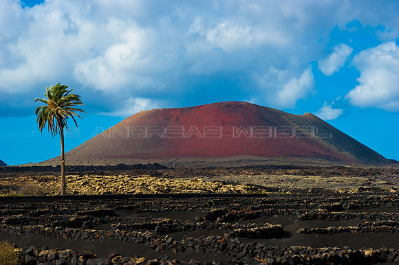 El Volcán colorado - Lanzarote, Islas Canarias