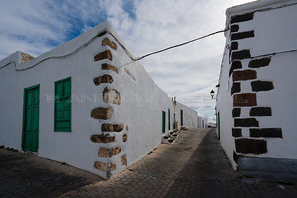 Entrada al callejón - Villa de Teguise, Lanzarote