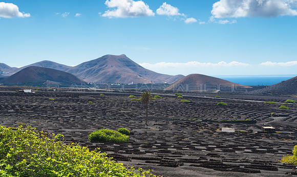 Vistas al Sur - desde La Geria.