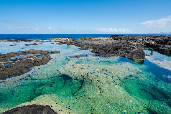 Profundidades inciertas en Los Charcones - Costa de Yaiza, Lanza