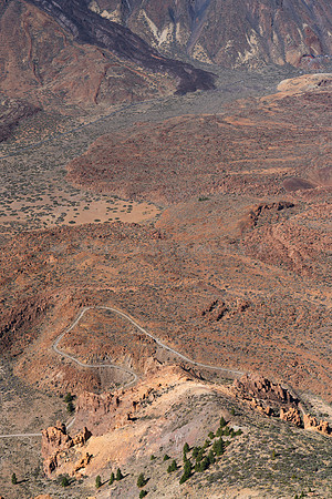 Vista al Parque Nacional del Teide desde el Guajara - Tenerife.