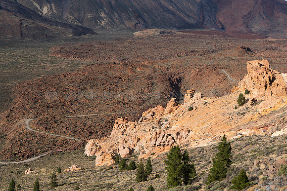 Lavas y roques - P.N. del Teide, Tenerife.