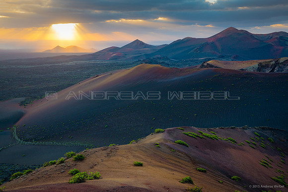 "Fiat lux" Parque Nacional de Timanfaya - 60x40cm