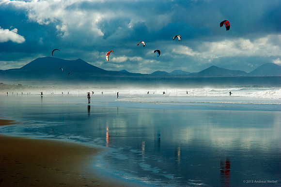 Kites en Famara - 60x40cm