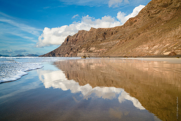 Reflejos en Famara - 60x40cm