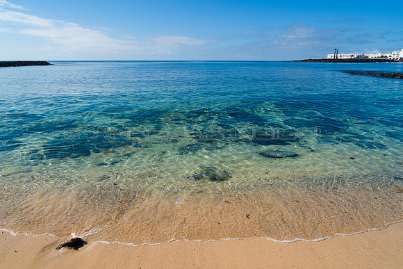 Aguas tranquilas en Las Cucharas - Costa Teguise.