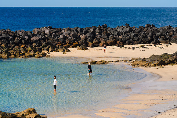 "Distancia de seguridad" en la Playa del Jablillo - Costa Teguis