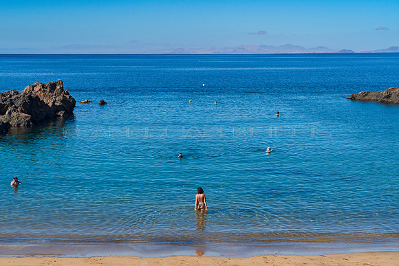 Bañitas en Playa Chica - Puerto del Carmen, Tías.