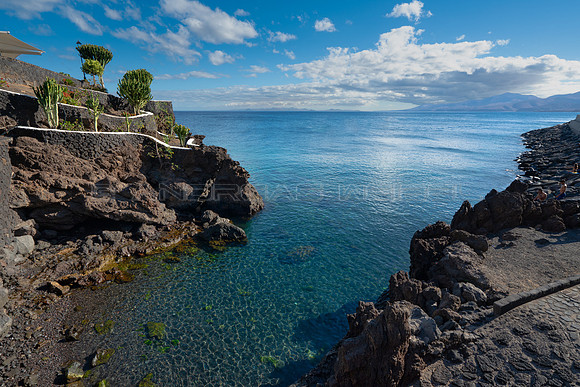 Cala soleada - El Poril, Puerto del Carmen, Tías.